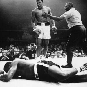 Clay V Liston by Hulton Archive