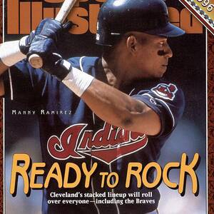 Cleveland Indians Manny Ramirez, 1996 Mlb Baseball Preview Sports Illustrated Cover by Sports Illustrated