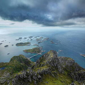 Coastal Landscape, Norway by Jonas Huhn