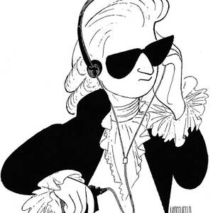 Cool Wolfgang Amadeus Mozart by Al Hirschfeld Cool Wolfgang Amadeus Mozart by Al Hirschfeld