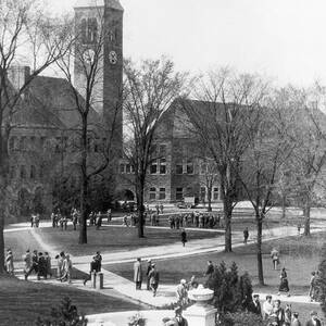Cornell University by Bettmann