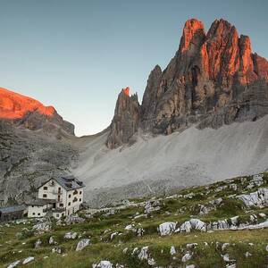 Croda Dei Toni, Sunset, Italy by Federica Cattaruzzi