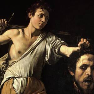 David With Head Of Goliath by Caravaggio