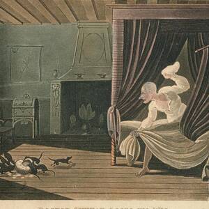 Doctor Syntax Loses His Wig, 1820 by Print Collector