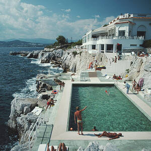 Eden-roc Pool by Slim Aarons