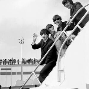 Fans Line The Rooftop At Kennedy by New York Daily News Archive