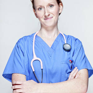 Female Doctor by James Whitaker