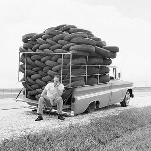 Flat Tire by Michael Ochs Archives