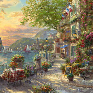 Valley Of Peace #1 by Thomas Kinkade