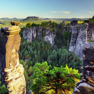 Germany, Saxony, Bastei Bridge by Francesco Carovillano