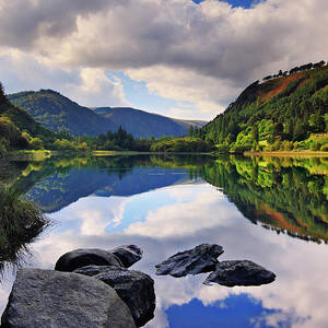 Glendalough & Lake, Ireland by Riccardo Spila Glendalough & Lake, Ireland by Riccardo Spila