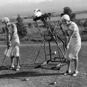Golf Robot by General Photographic Agency Golf Robot by General Photographic Agency