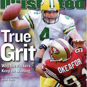 Green Bay Packers Qb Brett Favre... Sports Illustrated Cover by Sports Illustrated