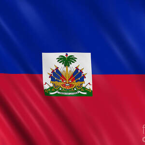 Haiti Flag by Visual7