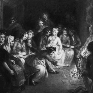 Halloween Gathering by Hulton Archive