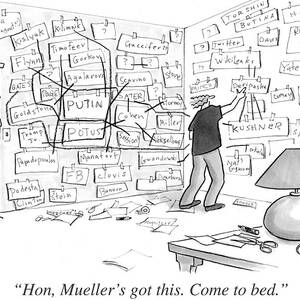 Hon, Mueller's got this. Come to bed. by Julia Suits Hon, Mueller's got this. Come to bed. by Julia Suits