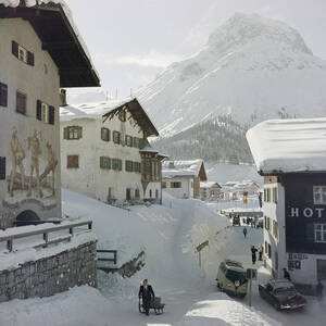 Hotel Krone, Lech by Slim Aarons