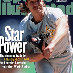 Houston Astros Randy Johnson... Sports Illustrated Cover by Sports Illustrated