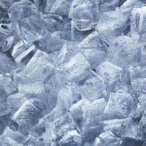 Ice Cubes, Full-frame by Herbert Lehmann