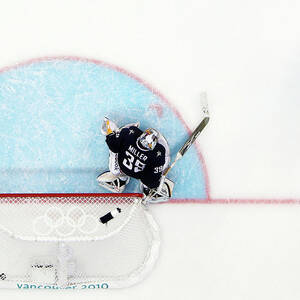 Ice Hockey - Mens Gold Medal Game - Day by Bruce Bennett