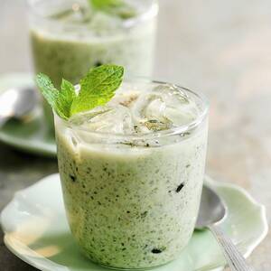 Iced Courgette Soup With Mint by Gareth Morgans