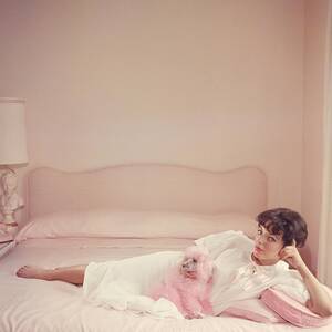 Joan Collins Relaxes by Slim Aarons