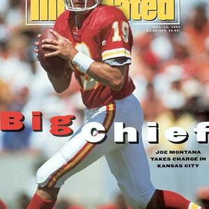 Kansas City Chiefs Qb Joe Montana... Sports Illustrated Cover by Sports Illustrated