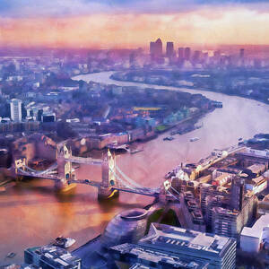 London Cityscape 04 by AM FineArtPrints
