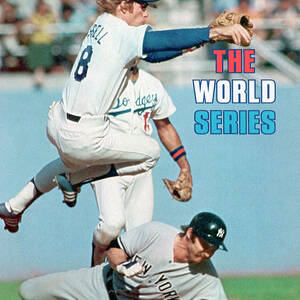 Los Angeles Dodgers Bill Russell, 1977 World Series Sports Illustrated Cover by Sports Illustrated