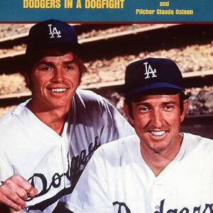 Los Angeles Dodgers Bill Russell And Claude Osteen Sports Illustrated Cover by Sports Illustrated
