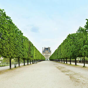 Louvre In  Paris by Nikada