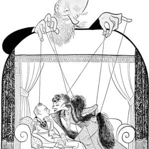 Man And Superman by Al Hirschfeld