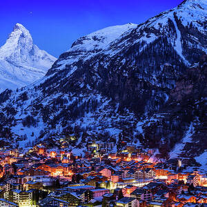 Matterhorn At Night by Weerakarn Satitniramai Matterhorn At Night by Weerakarn Satitniramai