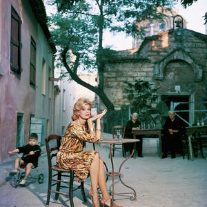 Melina Mercouri by Slim Aarons