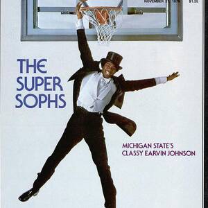 Michigan State Magic Johnson, 1978 College Basketball Sports Illustrated Cover by Sports Illustrated Michigan State Magic Johnson, 1978 College Basketball Sports Illustrated Cover by Sports Illustrated