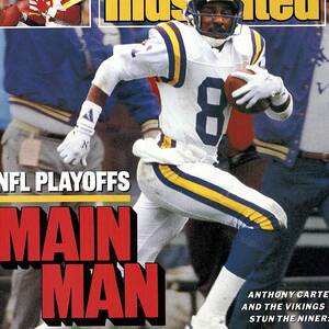 Minnesota Vikings Anthony Carter, 1988 Nfc Divisional Sports Illustrated Cover by Sports Illustrated Minnesota Vikings Anthony Carter, 1988 Nfc Divisional Sports Illustrated Cover by Sports Illustrated