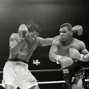 Mitch Green Recoils From Mike Tysons by Bettmann