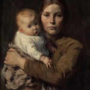 Mother And Child by Gari Melchers