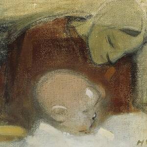 Mother And Child by Helene Schjerfbeck