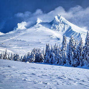 Mt. Hood in Winter by Bruce Block