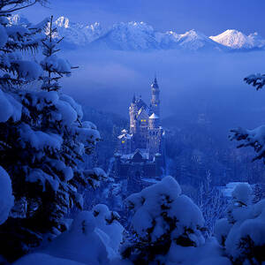 Neuschwanstein Castle In Germany by Giovanni Simeone