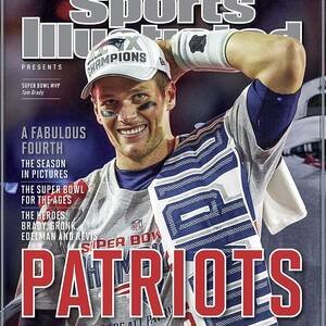 New England Patriots Qb Tom Brady, Super Bowl Xlix Champions Sports Illustrated Cover by Sports Illustrated