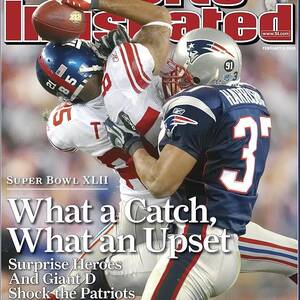 New York Giants David Tyree, Super Bowl Xlii Sports Illustrated Cover by Sports Illustrated New York Giants David Tyree, Super Bowl Xlii Sports Illustrated Cover by Sports Illustrated