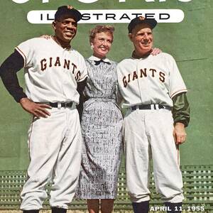 New York Giants Willie Mays, Loraine Day Durocher And Sports Illustrated Cover by Sports Illustrated New York Giants Willie Mays, Loraine Day Durocher And Sports Illustrated Cover by Sports Illustrated