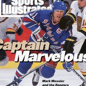 New York Rangers Mark Messier, 1994 Nhl Stanley Cup Finals Sports Illustrated Cover by Sports Illustrated