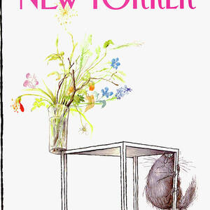 New Yorker Cover June 5 1989 by Ronald Searle