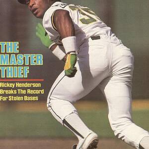 Oakland Athletics Rickey Henderson... Sports Illustrated Cover by Sports Illustrated
