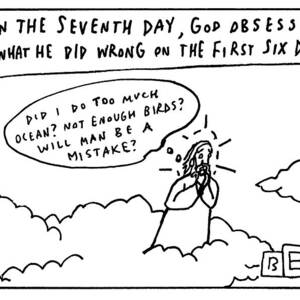 On the Seventh Day by Bruce Eric Kaplan