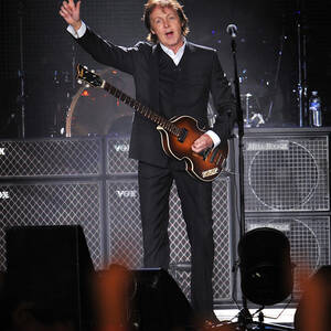 Paul Mccartney Brings The House Down At by New York Daily News Archive