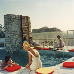 Penthouse Pool by Slim Aarons Penthouse Pool by Slim Aarons